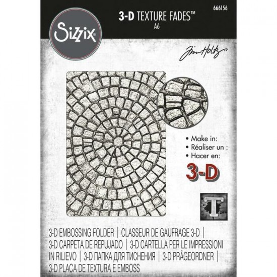 Sizzix - Plaques à embosser 3D de Tim Holtz...