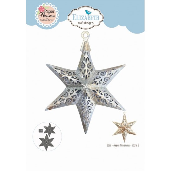  Elizabeth Craft - Dies «Joyous ornament-Stars...