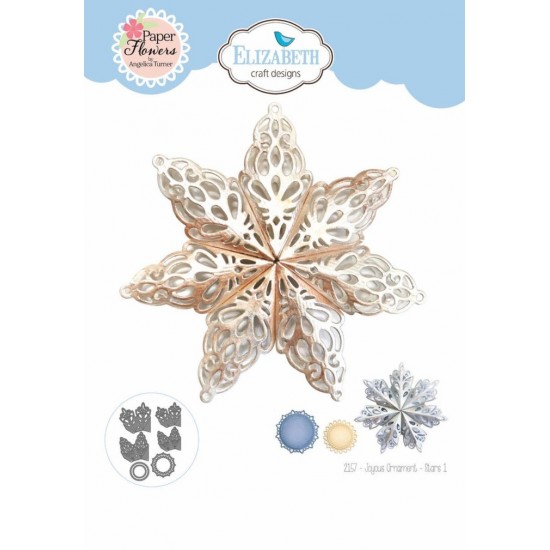  Elizabeth Craft - Dies «Joyous ornament-Stars...