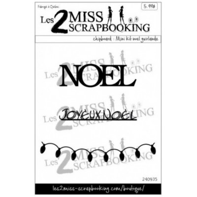 Les 2 Miss scrapbooking - Chipboard «mini kit...