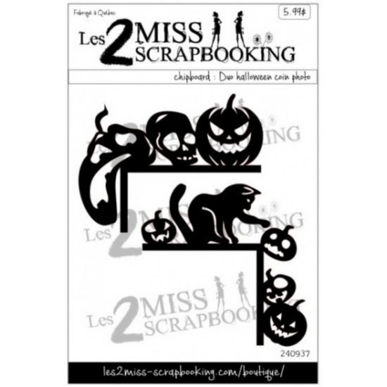 Les 2 Miss scrapbooking - Chipboard «Duo...