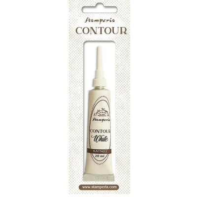  Stamperia - Contour «White» 20 ml