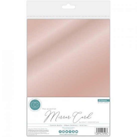 Craft Consortium - «Mirror Card/Rose Gold»...