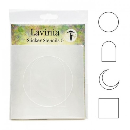 Lavinia - Sticker Stencils 5 «Silhouette...