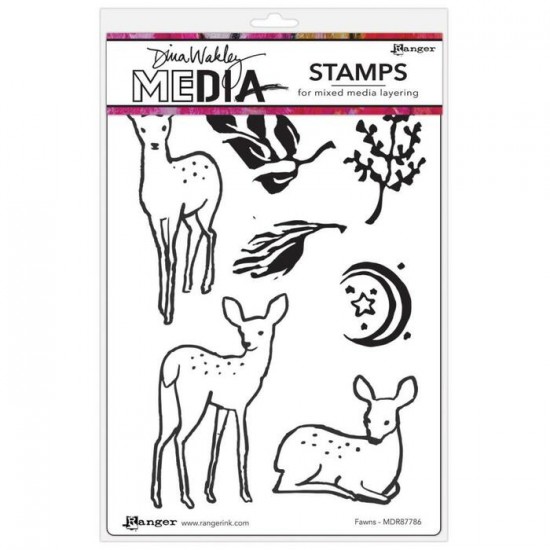 Ranger- Dina Wakley Media Estampes -  «Fawns» 7...