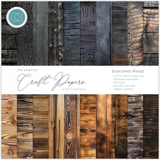 Craft Consortium - «Scorched Wood» paquet de...