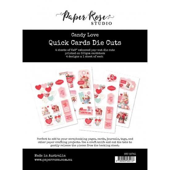  Paper Roses - Éphéméras «Candy Love»  4...