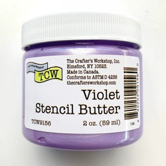 TCW - Stencil Butter couleur «Violet» 2 oz  