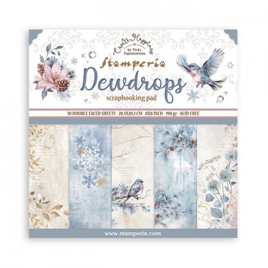 Stamperia - Ensemble de papier «Dewdrops» 8