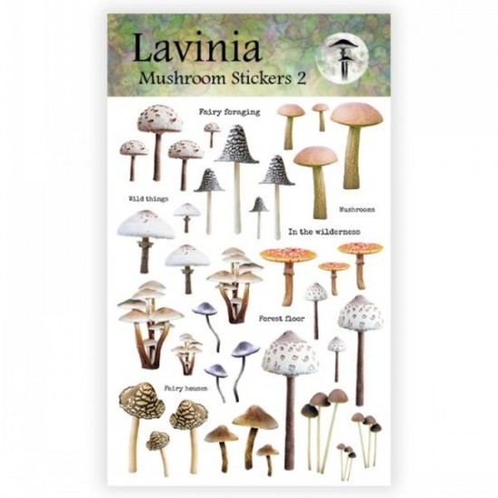 Lavinia- Autocollants  «Mushroom Stickers 2» 