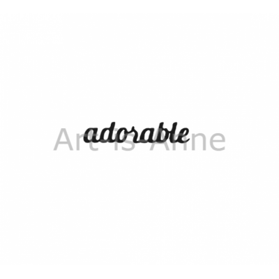 Art-Is-Anne - «Adorable» en acrylique