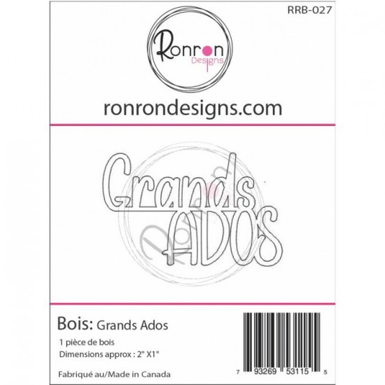 Ronron Designs - modèle  «Grands Ados»