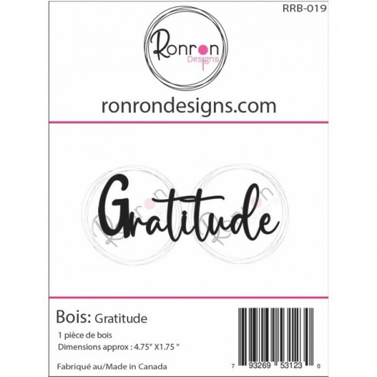 Ronron Designs - modèle  «Gratitude»