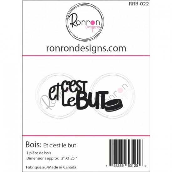 Ronron Designs - modèle  «Et c'est le but»