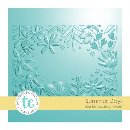 Taylored Expressions - Plaques à embosser   «Summer Days» 6" x 6"