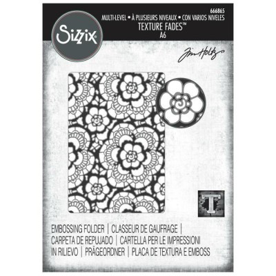 Sizzix - Plaques à embosser 3D de Tim Holtz...