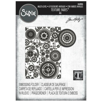 Sizzix - Plaques à embosser 3D de Tim Holtz...