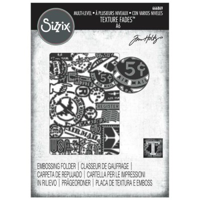 Sizzix - Plaques à embosser 3D de Tim Holtz...