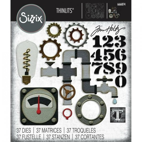  Sizzix - Thinlits Dies de Tim Holtz «Vault...