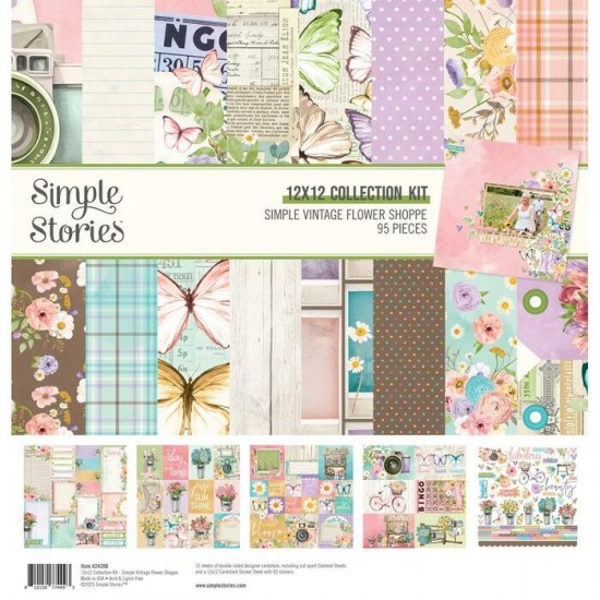  Simple Stories - Ensemble de papier «Flower...