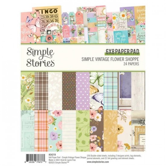 Simple Stories - Ensemble de papier «Flower...