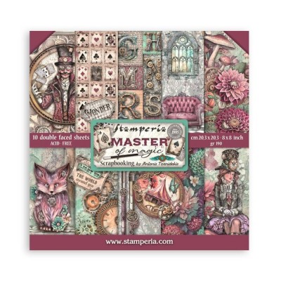 Stamperia - Ensemble de papier «Master Of Magic»...