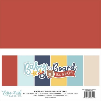 Echo Park - Bloc de  papier  «Baby on Board/It's...