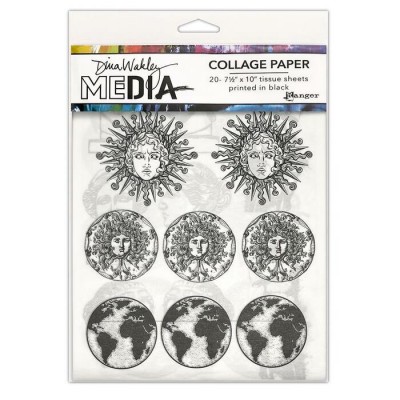 Dina Wakley - Collage Paper «Antiquities» 20...