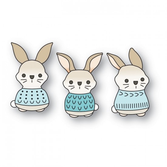 Poppy - Ensemble de dies  modèle «Nordic Bunny...