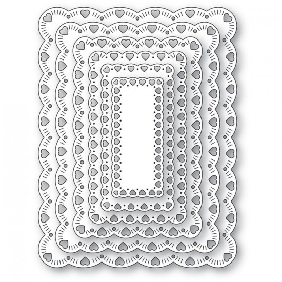  Memory Box - Dies «Cherished Scalloped Frames»...