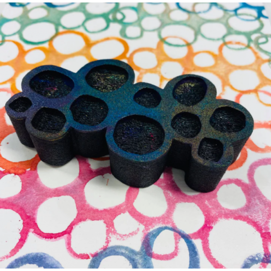 ArtFoamies - Estampes en mousse  «Pebbles» 