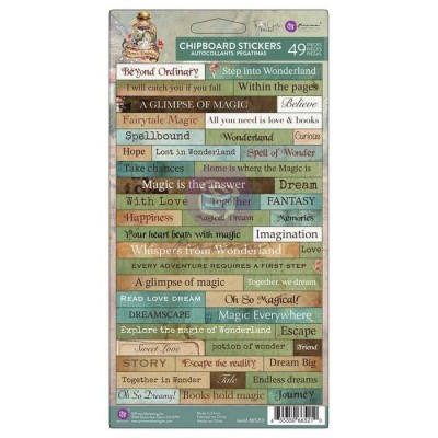 Prima - Autocollants en chipboard «Return To...