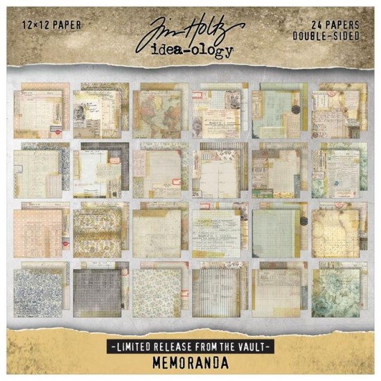 Idea-ology-Tim Holtz - Collection de papiers...