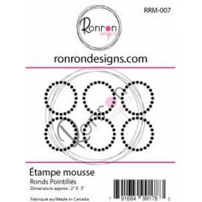 Ronron Design - Estampes en mousse  «Ronds...