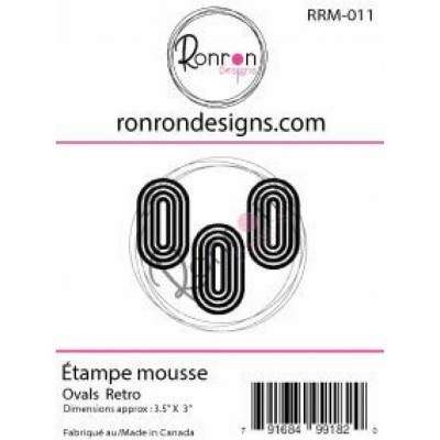 Ronron Design - Estampes en mousse  «Ovals...