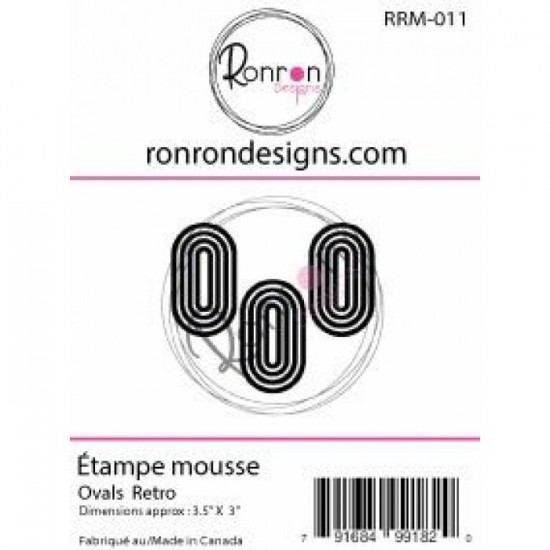 Ronron Design - Estampes en mousse  «Ovals...