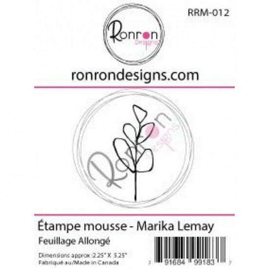 Ronron Design - Estampes en mousse  «Feuillage...