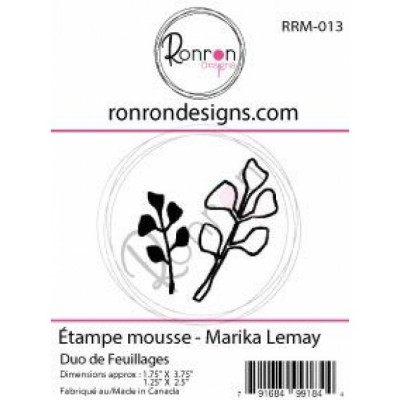 Ronron Design - Estampes en mousse  «Duo de...