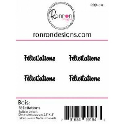 Ronron Designs - Embellissements en bois modèle ...