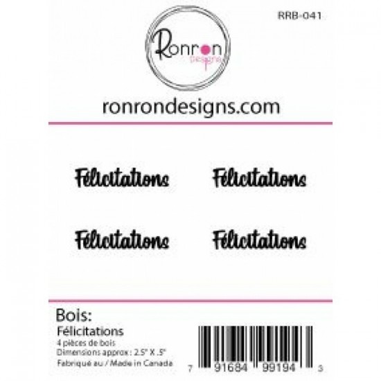 Ronron Designs - Embellissements en bois modèle ...