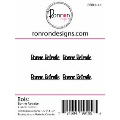 Ronron Designs - Embellissements en bois modèle ...