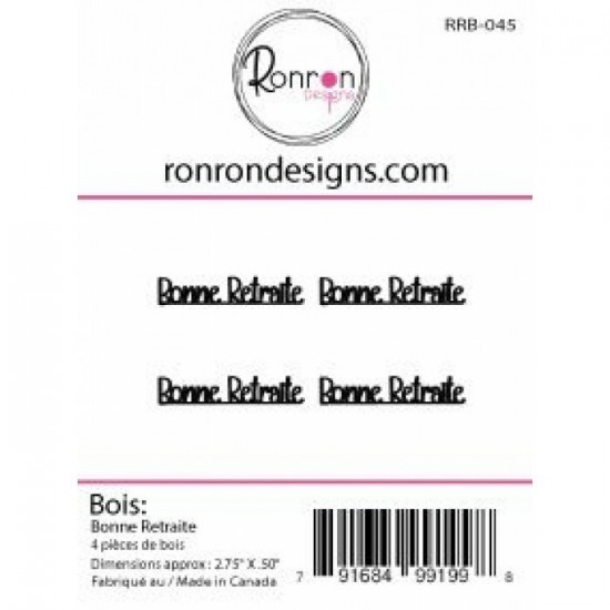 Ronron Designs - Embellissements en bois modèle ...