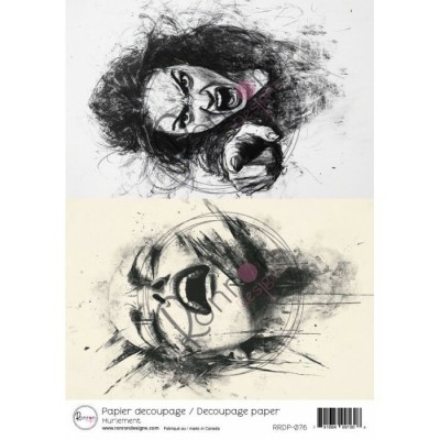 Ronron Designs - Papier de riz «Hurlement» ...