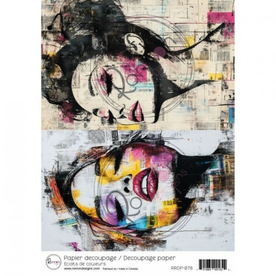 Ronron Designs - Papier de riz «Éclats de...