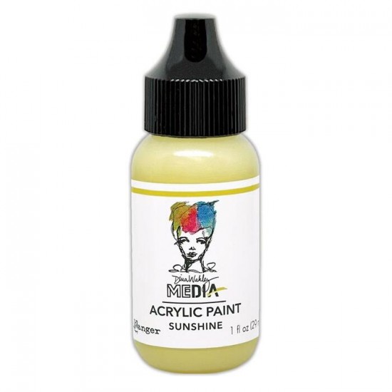 Dina Wakley - Peinture acrylique «Sunshine» 1oz