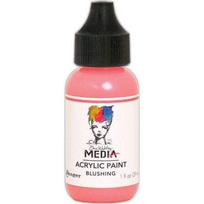 Dina Wakley - Peinture acrylique «Blushing» 1oz