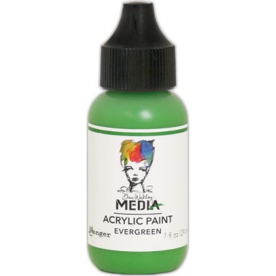 Dina Wakley - Peinture acrylique «Evergreen» 1oz