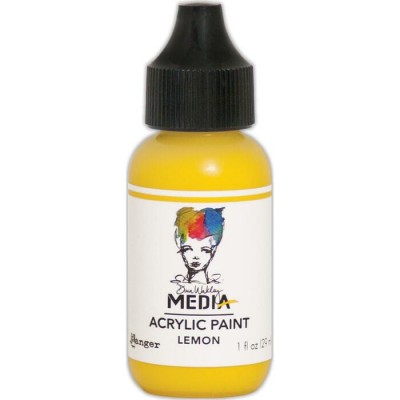 Dina Wakley - Peinture acrylique «Lemon» 1oz