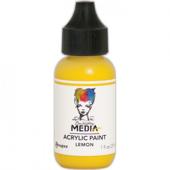 Dina Wakley - Peinture acrylique «Lemon» 1oz