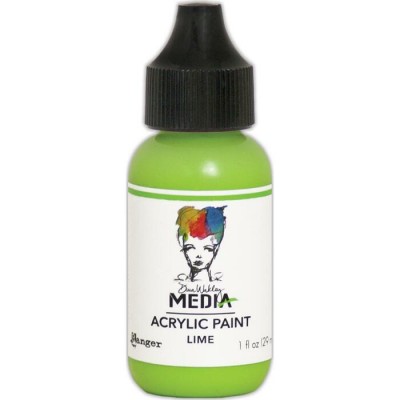 Dina Wakley - Peinture acrylique «Lime» 1oz